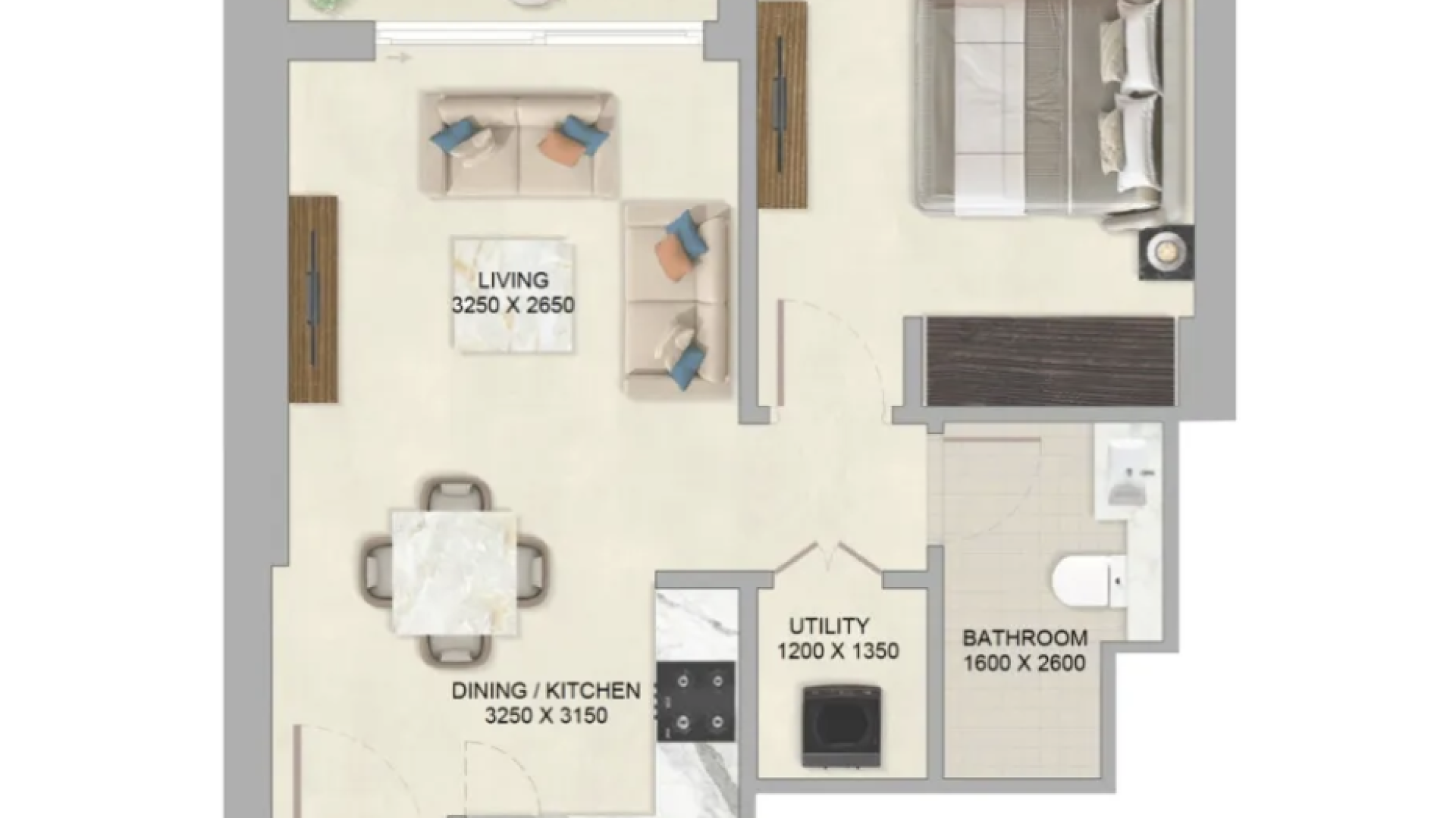 1 BR